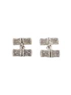 Kenzo Pre-owned Bamboo Cufflinks - Metallic