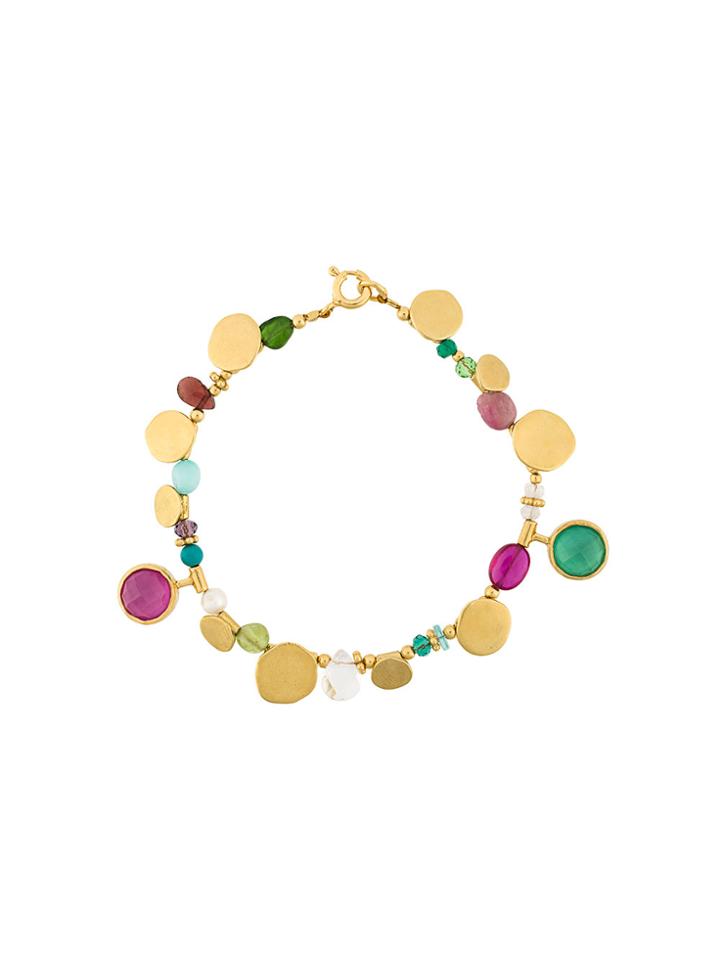 Katerina Makriyianni Granules And Stones Bracelet - Metallic