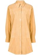 Isabel Marant Étoile Oversized Shirt Coat - Yellow