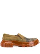 Rick Owens Structured Slip-on Sneakers - Green