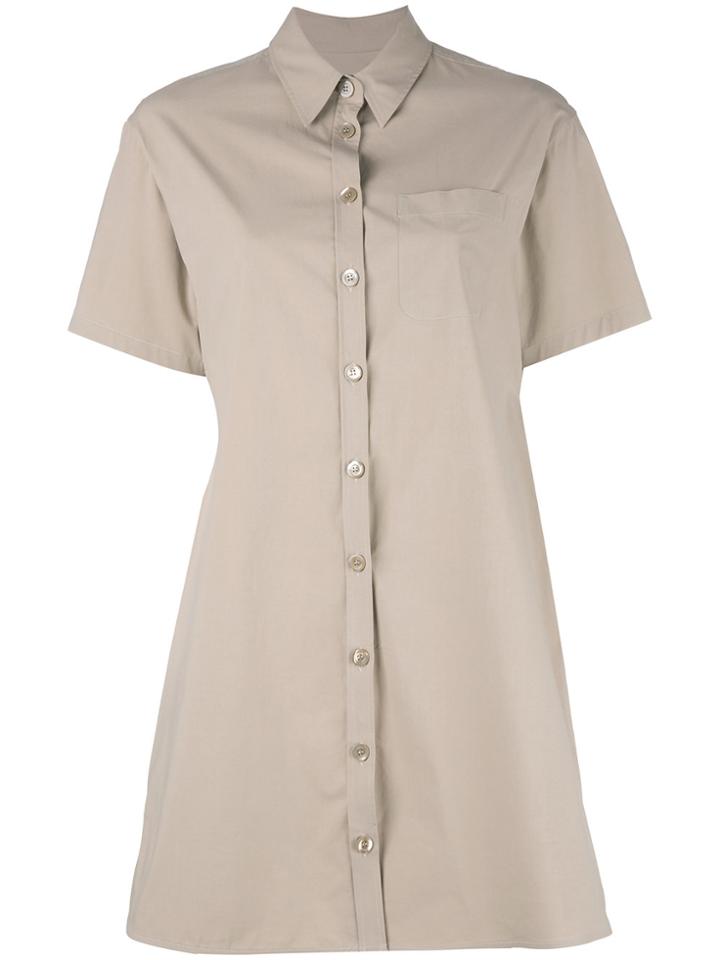 Boutique Moschino Shirt Dress - Nude & Neutrals