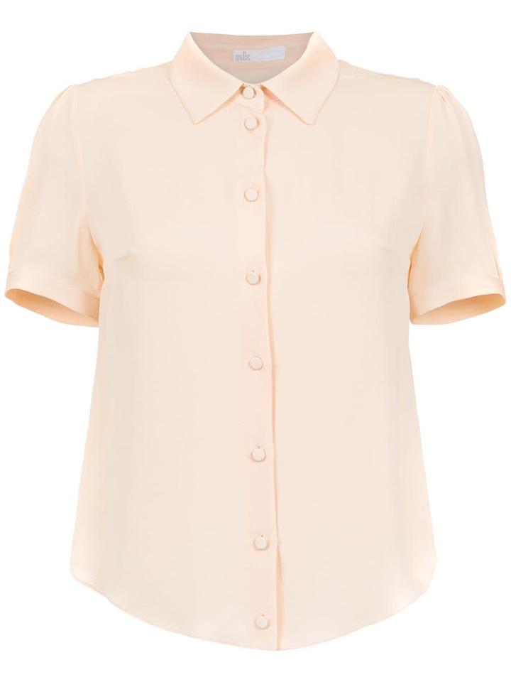 Nk Silk Shirt - Nude & Neutrals