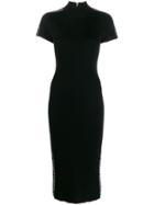 Philipp Plein Ribbed Knit Dress - Black