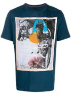 Ps Paul Smith Contrast Print T-shirt - Blue