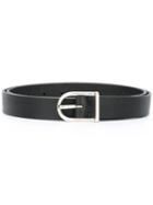 Eleventy Buckle Belt, Men's, Size: 95, Black, Leather