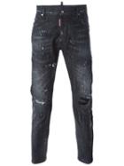 Dsquared2 Tidy Biker Jeans, Men's, Size: 54, Black, Spandex/elastane/polyester/cotton/cotton