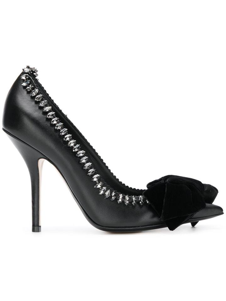 Nº21 Embellished Pumps - Black