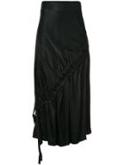 Christopher Esber Gathered Spiral Skirt - Black