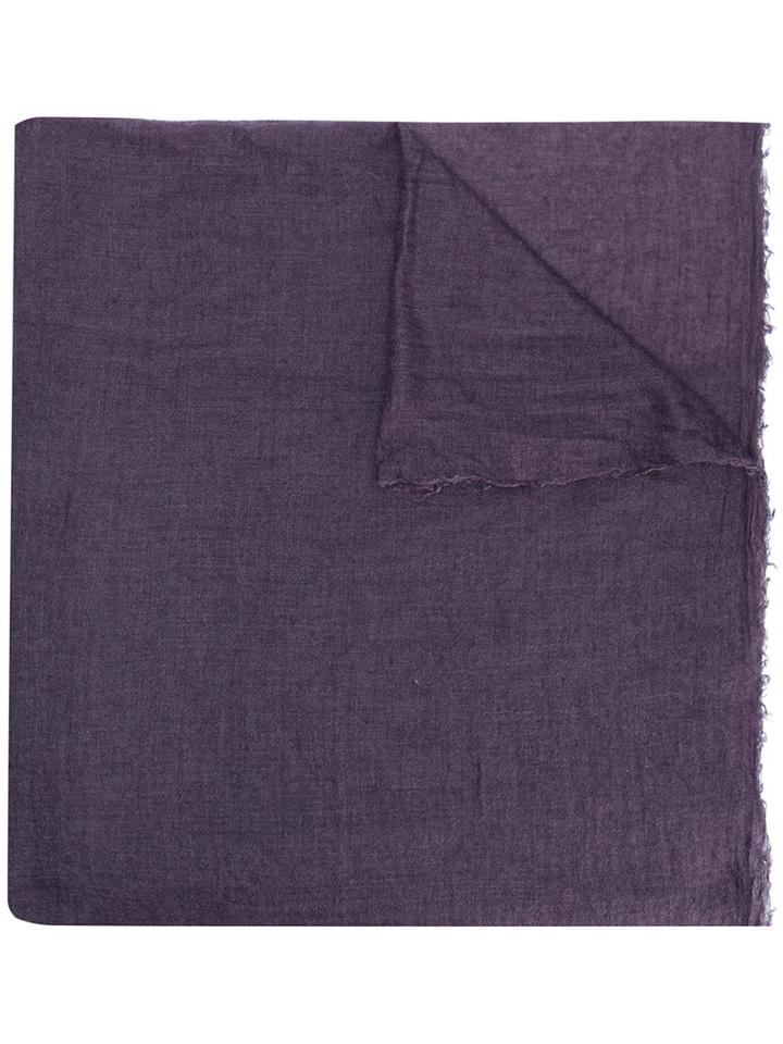 Rick Owens - Follo Scarf - Men - Silk/cashmere - One Size, Pink/purple, Silk/cashmere