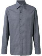 Tom Ford Micro Check Shirt - Grey
