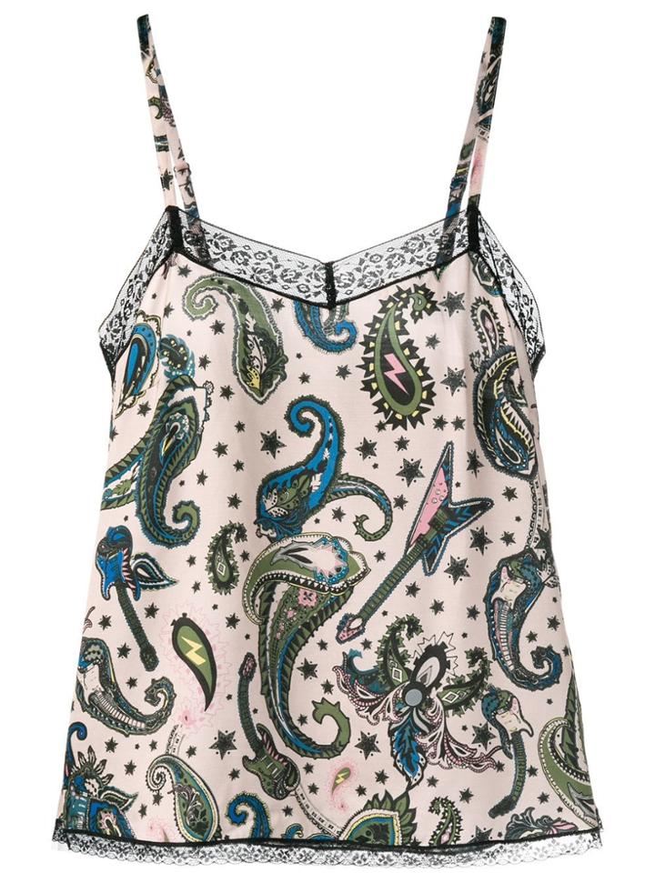 Zadig & Voltaire Paisley Tank Top - Neutrals