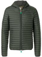 Save The Duck Padded Jacket With Hood - Green