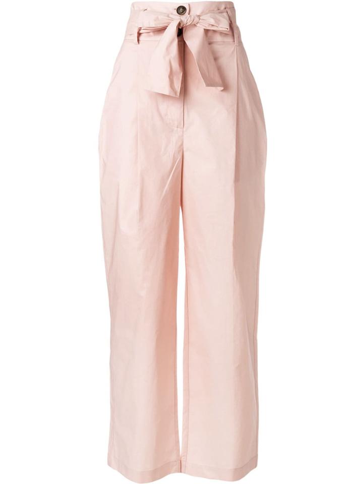 Semicouture Paperbag Trousers - Pink