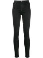 Philipp Plein Crystal Embellished Skinny Jeans - Black