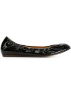 Lanvin Classic Ballerinas, Women's, Size: 39, Black, Leather/patent Leather/rubber