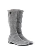 Monnalisa Teen Sparkle Boots - Metallic