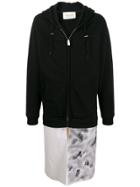 1017 Alyx 9sm Contrast Long Zipped Hoodie - Black