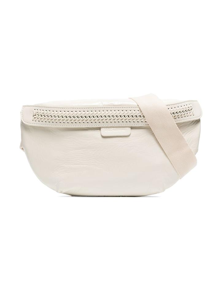 Stella Mccartney Ivory Falabella Go Faux Leather Belt Bag - White