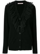 Christopher Kane Lace Trimmed Cardigan - Black