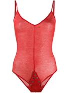Rick Owens Spaghetti Strap Body - Red