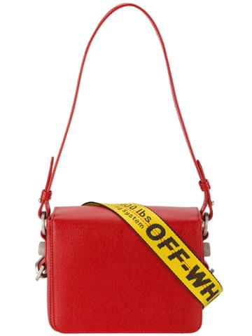 Off-white Red Warning Tape Shoulder Bag