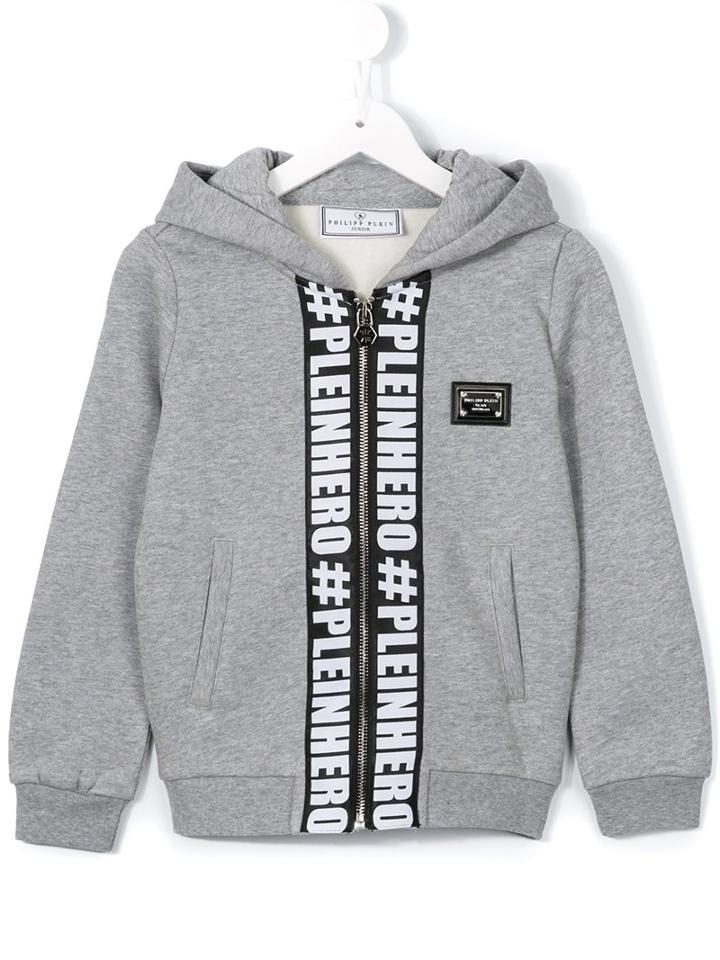 Philipp Plein Kids Plein Hero Print Hoodie