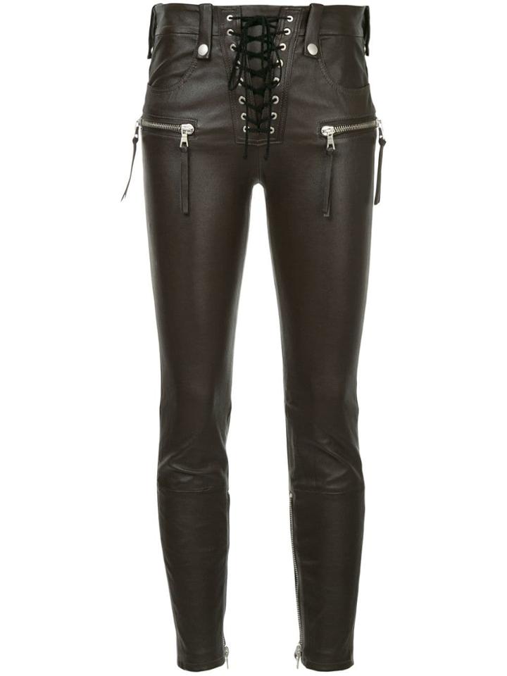 Unravel Project Corset Trousers - Brown