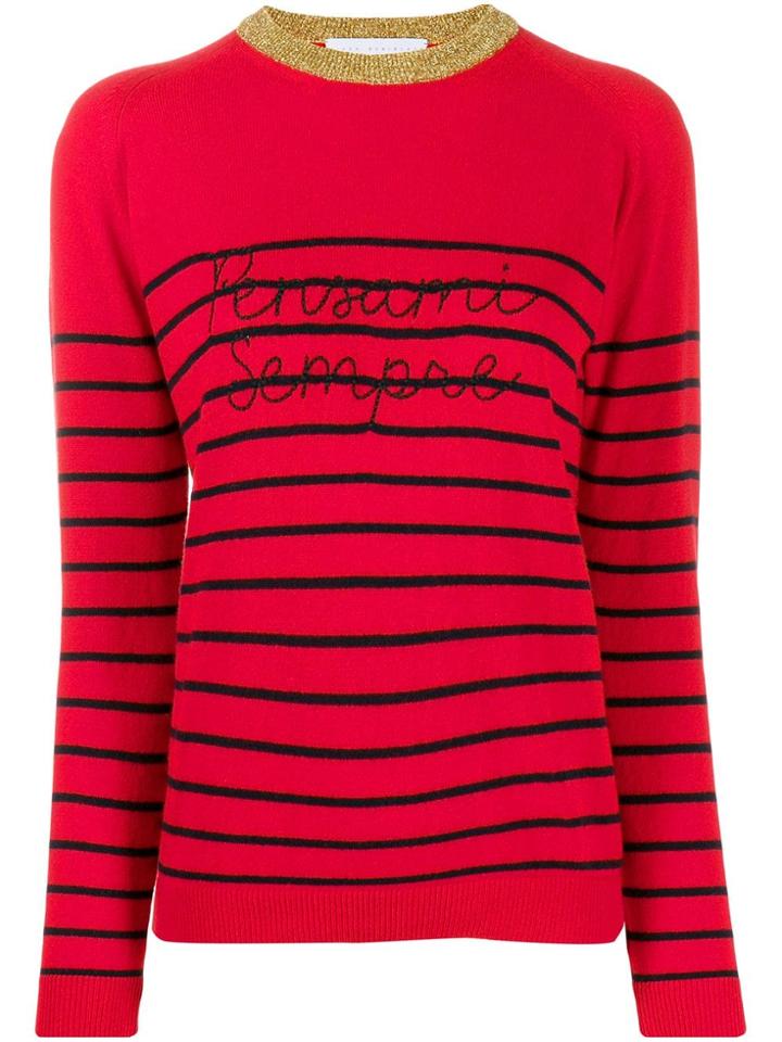 Giada Benincasa Striped Jumper - Red