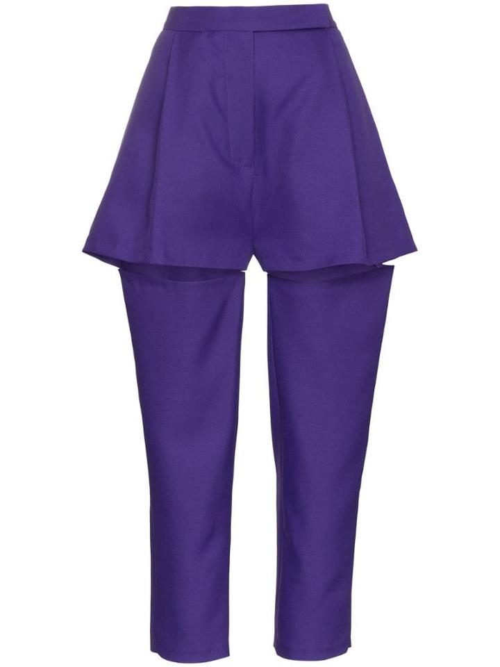 Marta Jakubowski Elga Cut Out Trousers - Purple