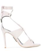 Thomas Wylde Lace Up Sandals - Nude & Neutrals