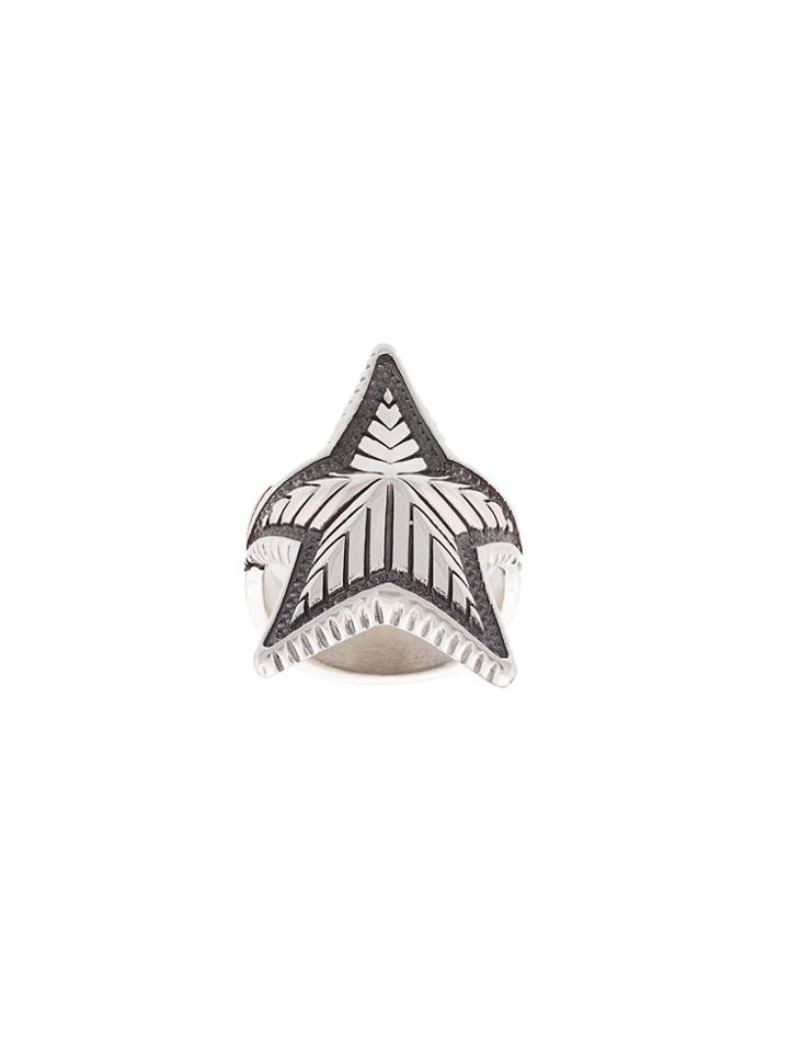 Cody Sanderson Curved Star Ring - Metallic