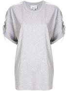 3.1 Phillip Lim Oversized T-shirt With Tabs - Grey