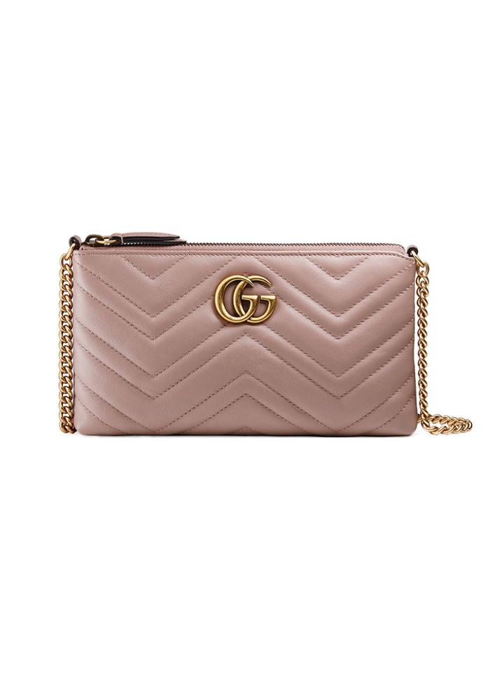 Gucci Gg Marmont Mini Chain Bag - Nude & Neutrals