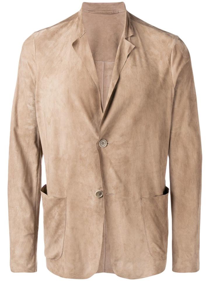 Salvatore Santoro Classic Fitted Blazer - Neutrals