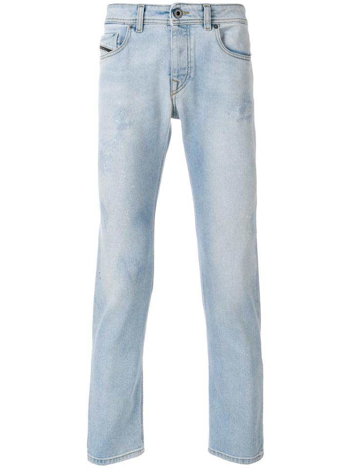 Diesel Black Gold Slim-fit Chalk Jeans - Blue