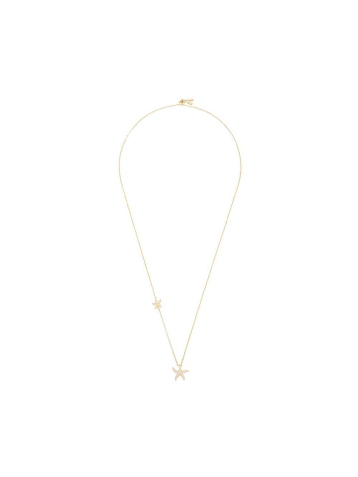 Apm Double Seastars Necklace - Gold