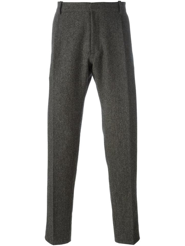 Chalayan Carrot Trousers, Men's, Size: 54, Grey, Wool