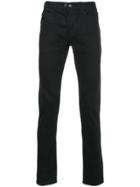N. Hoolywood Double Button Skinny Jeans - Black