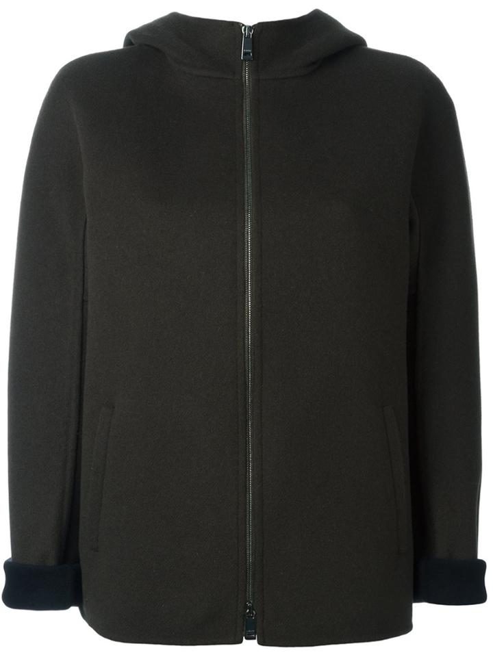 Jil Sander Hooded Jacket - Green