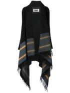 Uma Wang Blanket Poncho - Black