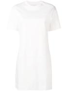 Victoria Victoria Beckham Logo Trim Dress - White