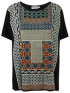 Isabela Capeto Print Embroidered Blouse