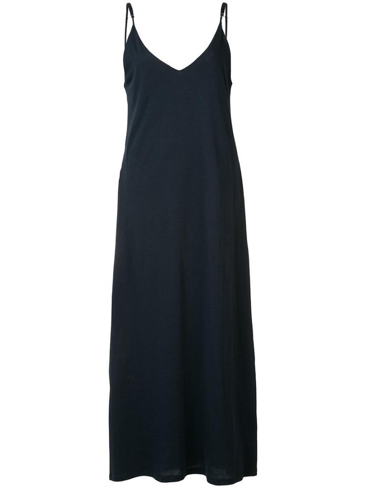 Organic By John Patrick - Maxi Slip Dress - Women - Organic Cotton - Xs, Blue, Organic Cotton