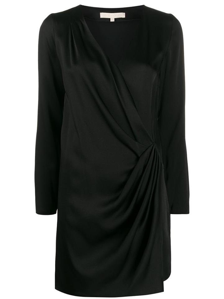 Vanessa Bruno Wrap V-neck Dress - Black