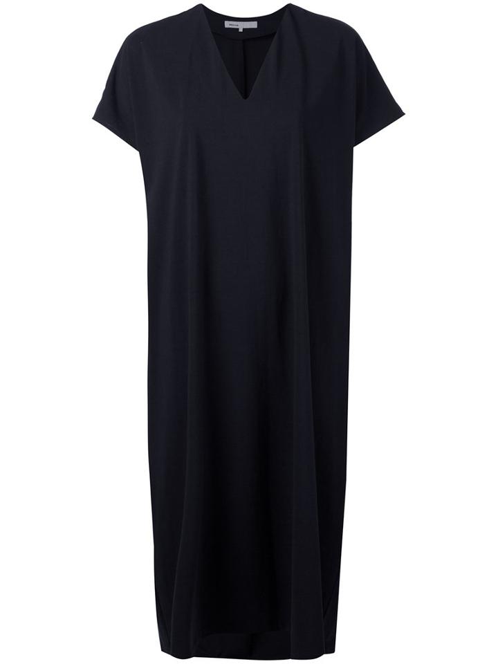 08sircus - V-neck Dress - Women - Cotton - 2, Women's, Black, Cotton