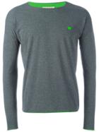 Walter Van Beirendonck Vintage Contrast Lining Long Sleeve Top - Grey