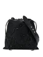 Prada Bead-embellished Tote Bag - Black