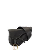 Christian Dior Pre-owned Saddle Belt Bag - Black