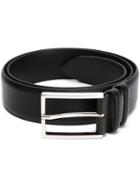 Orciani Classic Buckle Belt, Men's, Size: 95, Black, Leather
