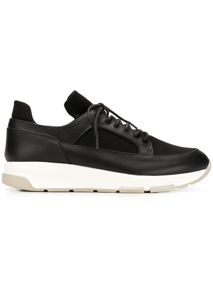 Ck Calvin Klein Calvin Klein 205w39nyc F1384 Blk Calf Leather - Black